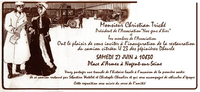 Invitation camion Citroën U23